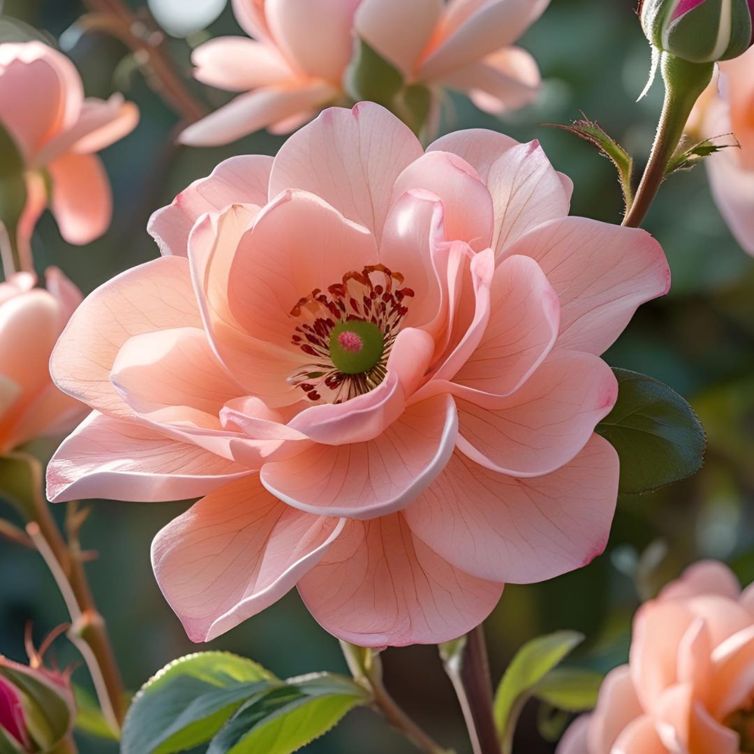 Roses - 3 gal Peach Drift